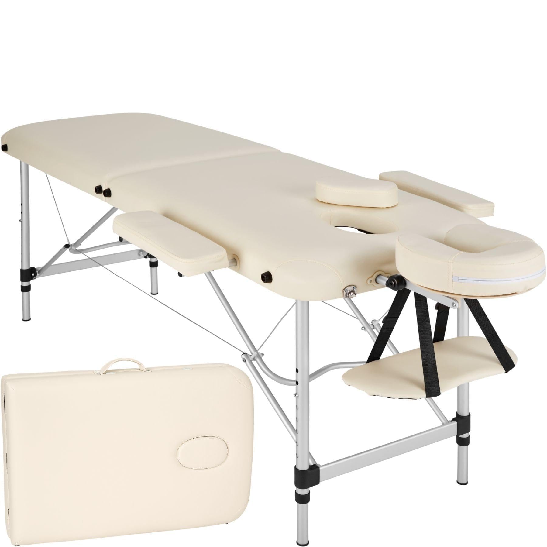 Amazon.co.jp : TecTake 軽量ポータブルマッサージテーブル 快適な2